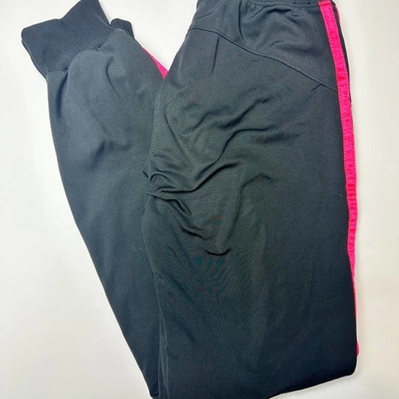 Adidas Girls 3 Stripe Tricot Jogger Size M - Picture 3 of 10